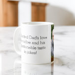 Photo Like Father Like Daughter or Son Coffee Mug<br><div class="desc">Celebrate the special bond between father and child with our heartwarming "Like Father Like Daughter or Son" Coffee Mug. This personalized mug captures the essence of the unique connection shared between a dad and his child, making it the perfect gift for Father's Day, birthdays, or any occasion. Crafted with care,...</div>