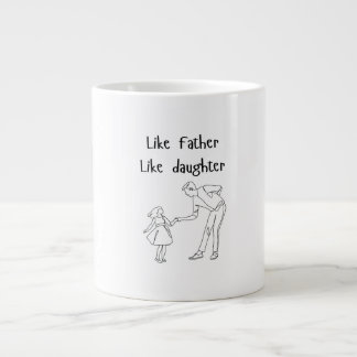 Photo Like Father Like daughter/son Large Coffee Mug