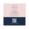 Photo logo QR code modern dark blue professional