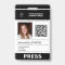 Photo logo QR CODE press pass ID