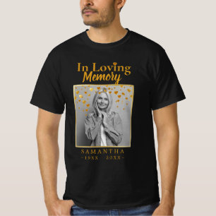Photo Loss of Mother Celebration of life T-Shirt