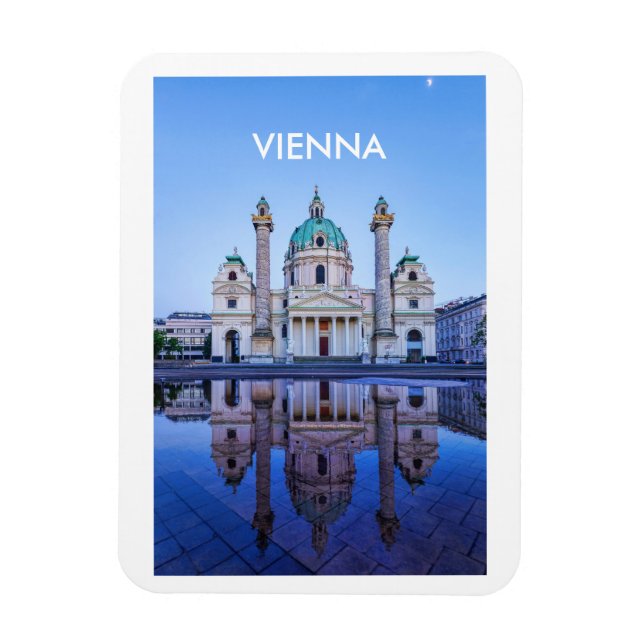 Photo Magnet avec Vienne (Vertical)