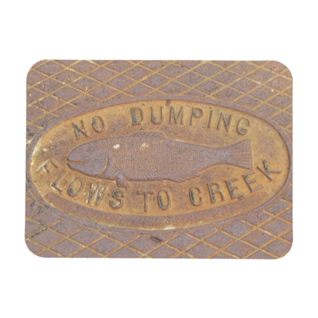 Photo Magnet - Flux vers Creek (Horizontal)