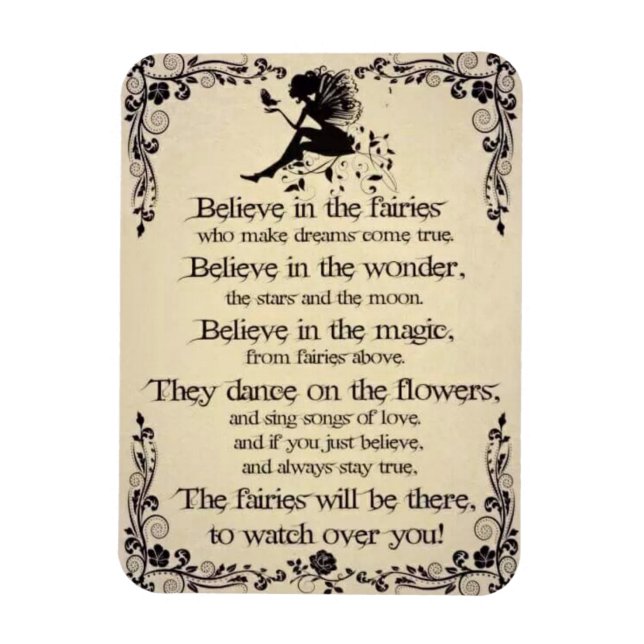 Photo magnet In Fairies 3"x4" (Vertical)