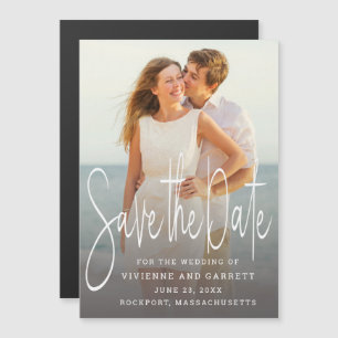 Photo Magnet Réservez la date, One Photo