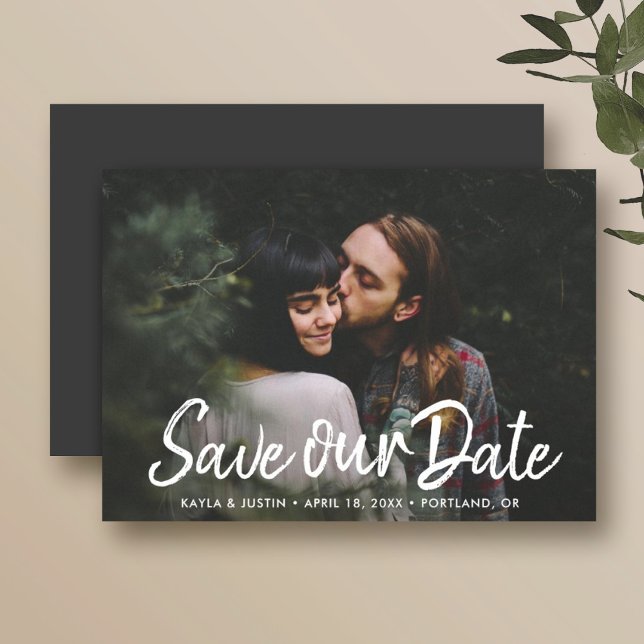 Photo Magnet Save the Date Wedding Invitation (Créateur téléchargé)