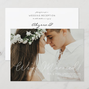 Photo Mariage Faire-part & Réception Opt Blanc