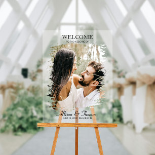 Photo Mariage moderne Splatz Welcome Blanc