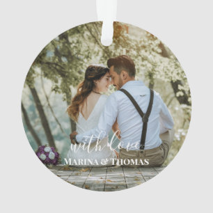 Photo Mariage Personnalisée Avec Calligraphie Mode