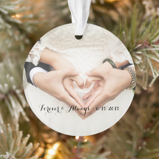 Photo Mariage personnalisée pour toujours et toujo (Arbre)