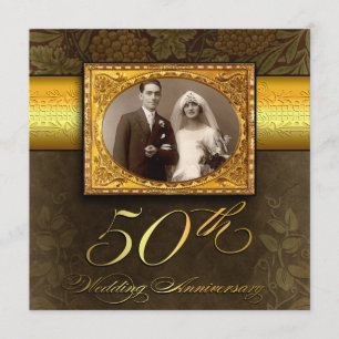 photo mariage vintage 50 invitations anniversaire