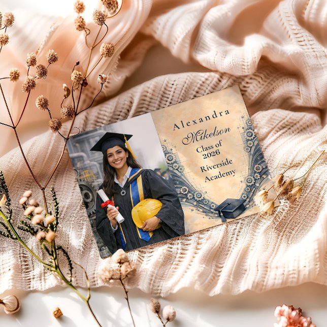 Photo Mechanical Engineering Graduate Party Announcement (Creator Uploaded)