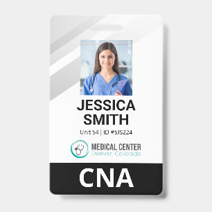 Photo Medical Identification Badge