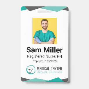 Photo Medical Office ID Badge