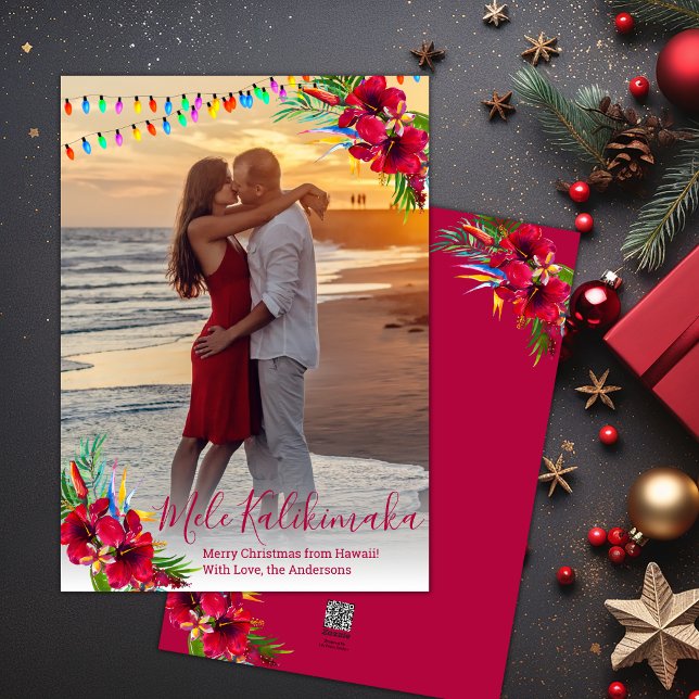 Photo Mele Kalikimaka Cartes de Noël (Créateur téléchargé)