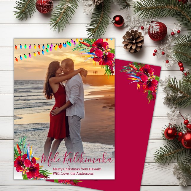 Photo Mele Kalikimaka Cartes de Noël (Créateur téléchargé)