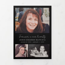 Photo Memorial Funeral Celebration of Life Program