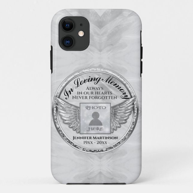 Photo Memorial in Loving Memory  Case-Mate iPhone Case (Back)