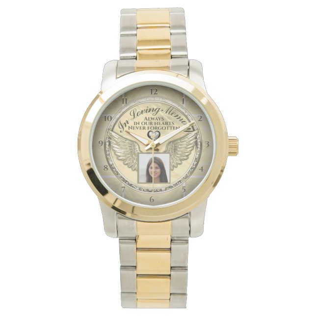 Photo Memorial in Loving Memory Watch (Front)