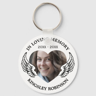 Photo Memorial Keepsake Keychain