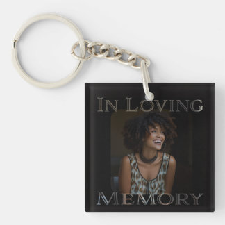 Photo Memorial  Keychain