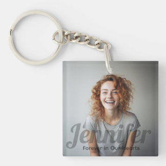 Photo Memorial  Keychain