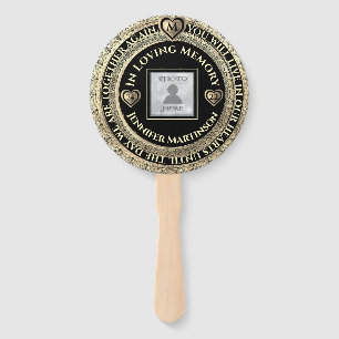 Photo Memorial Loving Memory  Hand Fan