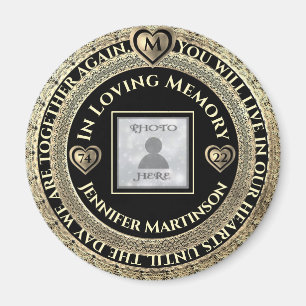 Photo Memorial Loving Memory Magnet