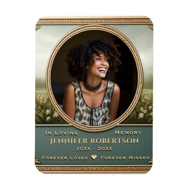 Photo Memorial Magnet (Vertical)