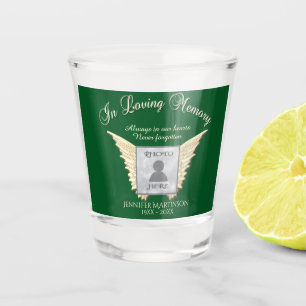 Photo Memorial Shot Glass