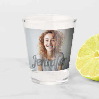 Photo Memorial  Shot Glass
