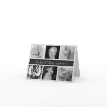 Photo Memorial Thank You Cards