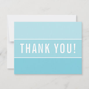 PHOTO MERCI moderne bleu turquoise sombre