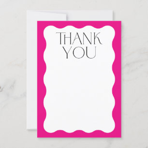 PHOTO MERCI tendance élégant serif rose chaud