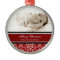 Photo Merry Christmas Grandma Ornament Red