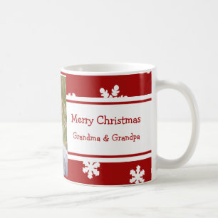 Photo Merry Christmas Grandparents Mug