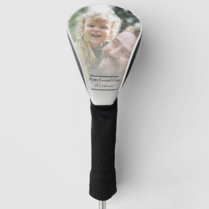Photo Minimalist Father's Day Golf Head Cover