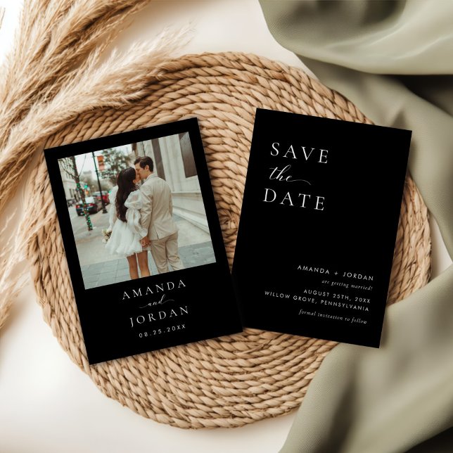 Photo Minimalist Save the Date Invitation (Creator Uploaded)