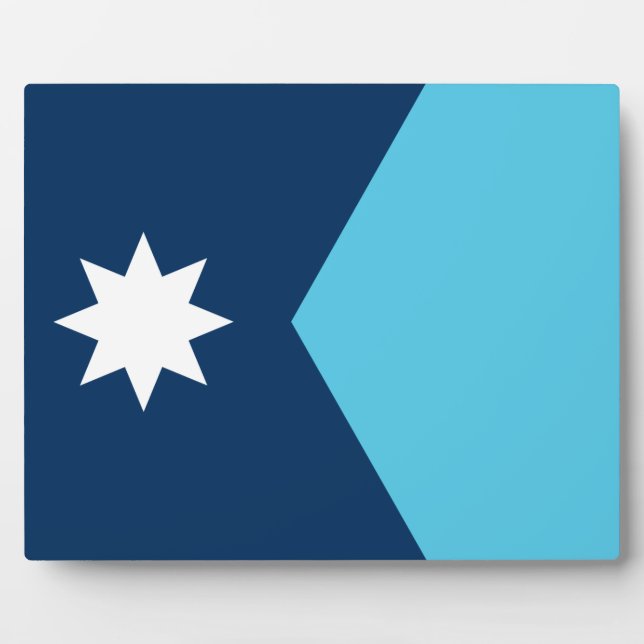 Photo Minnesota Flag Plaque (Devant)