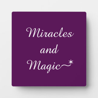 Photo Miracles et Plaque magique