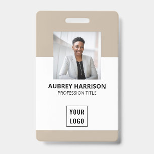 Photo Modern Corporate Professional Badge