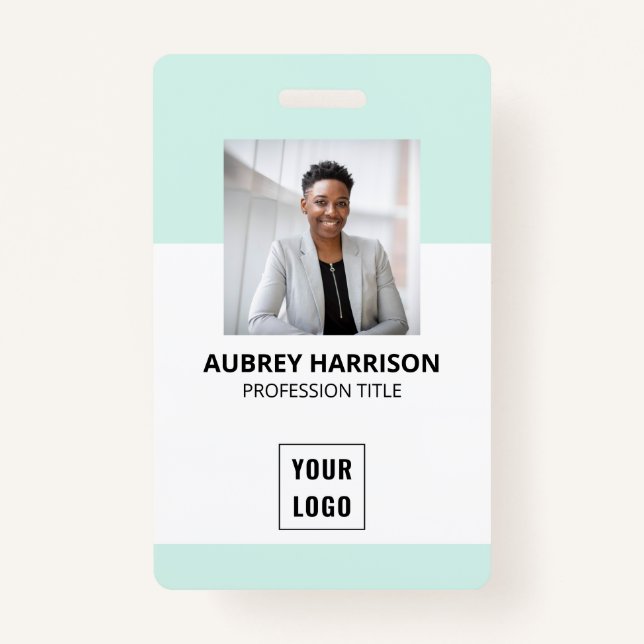 Photo Modern Corporate Professional Badge (Front)