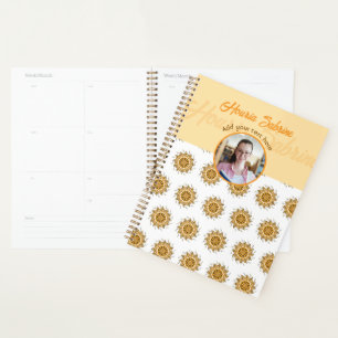 Photo moderne de mandala floral orange blush 3D en