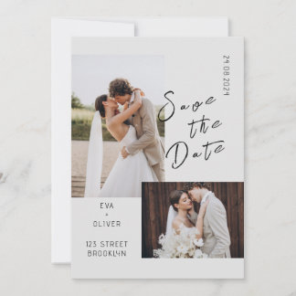 Photo moderne Emotionnel Faire-part de mariage élé