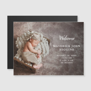 Photo moderne Faire-part de naissance bébé simple