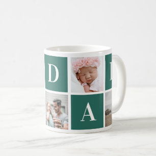 Photo moderne Green Custom I Love Dad Mug