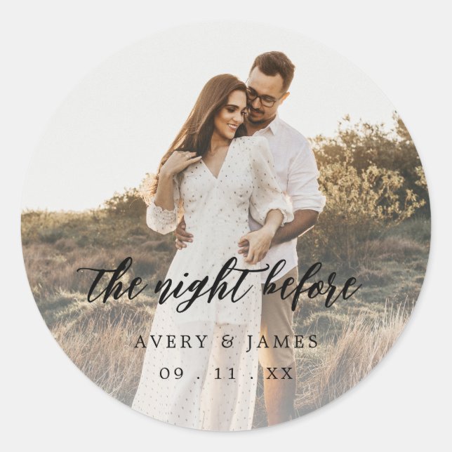 Photo moderne Le NIght Before Sticker (Devant)