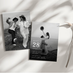 Photo Moderne & Minimaliste Enregistrer La Carte D