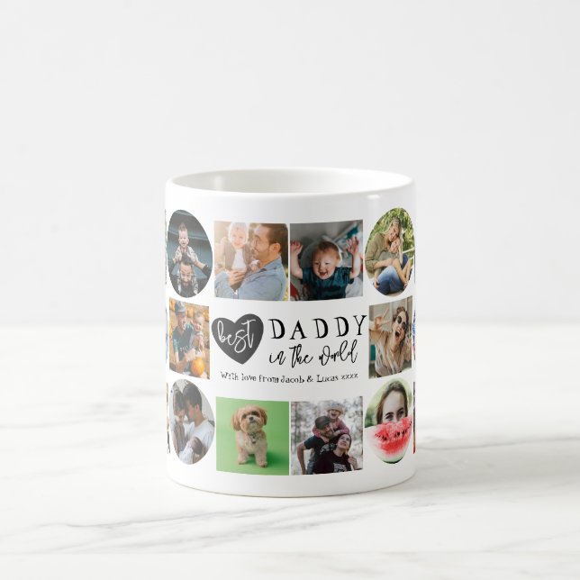 Photo moderne Mug Best Daddy dans le monde (Centre)