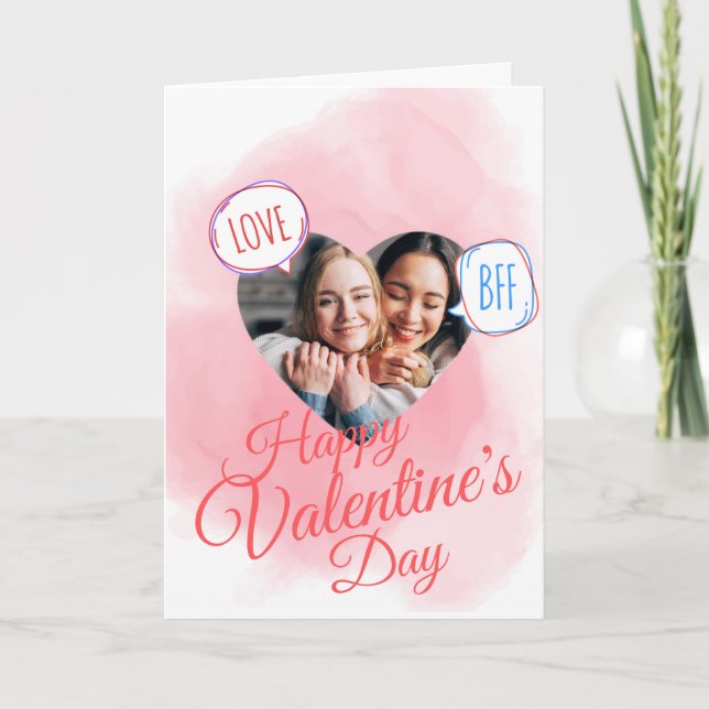 Photo modifiable BFF Carte de la Saint-Valentin (Devant)